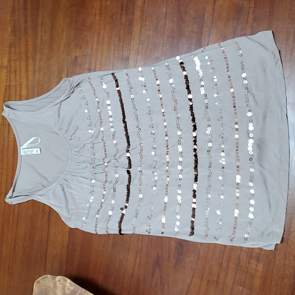 Kische sequin tank top